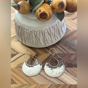 Half Moon Bay Vintage Stamped Drop Earrings